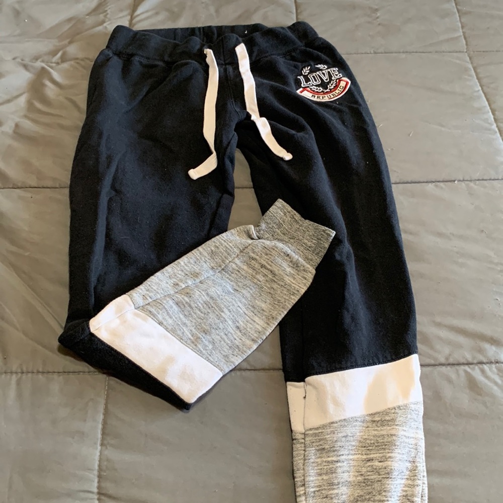 Black and grey Joggers